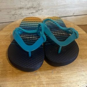 OshKosh B’Gosh Blue Beach Sandals/Flip-Flops (Size 7/8)